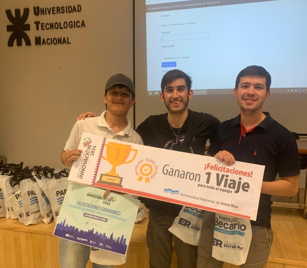 Estudiantes de la FCEDU fueron premiados en el Rally Latinoamericano de Innovación